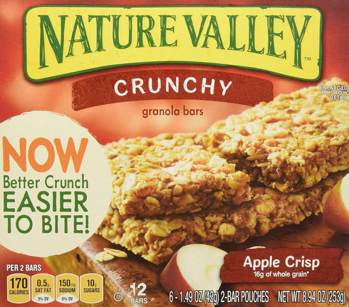 Nature Valley Apple Crisp Granola Bars 8.9 oz...