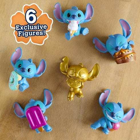 Disney Stitch Feed Me 6-piece Collectible Figure Set, Premium Collector Package, Kids Toys for Ages 3 Up, Amazon Exclusive by Just Play...
