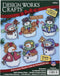 Design Works Crafts 1664 Welcome Winter Cross Stitch Ornament Kit, 4"...