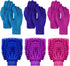 3 Pairs Dusting Gloves with 3 Pcs Microfiber Mitt, Washable Double Sided Cleaning Gloves Microfiber Dusting Mitten for Plant Car Window Corner Hou...