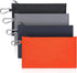 4 Pack Tool Pouch Zipper Bags, Heavy Duty Tools Pouch with Carabiner, Multipurpose Pouch Tote Bags with Dependable Durable Zippers...