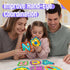 26PCS Kids Lacing Cards, 26 Double Sided Uppercase Sewing Cards with 26 Colorful Laces, Imagination Development Lacing Toys Games for Children Edu...
