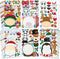 JOYIN 48 Pcs Christmas Make A Face Sticker, Xmas Stickers Make Your Own Arts & Crafts Santa santa, Gnome, Reindeer, Snowman, polar bear,presents C...