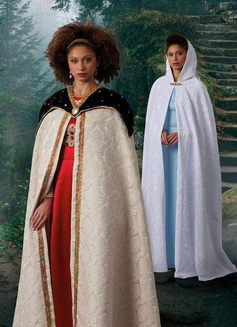 McCall's Misses' Unlined Capelet and Cape Costume Sewing Pattern Kit, Design Code M8428, Sizes XS-S-M-L-XL, Multicolor...