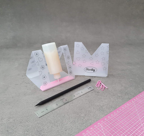 STANDIY Liquid Glue Stand - 2-Pack Craft Glue Bottle Holder, Fine Tip, Precision Tip, and Needle Tip Applicator Glue Bottle Stand, Scrapbooking To...