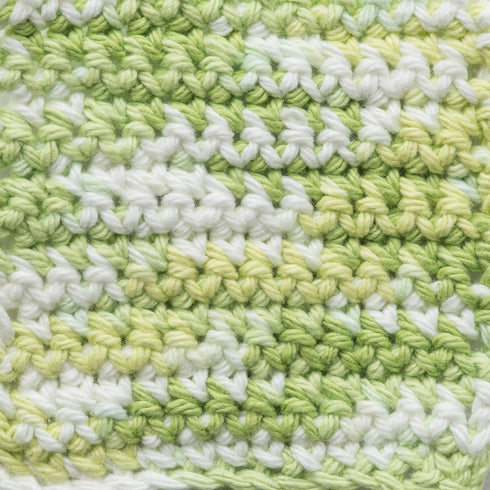 Lily Sugar 'N Cream The Original Ombre Yarn, 2oz, Gauge 4 Medium, 100% Cotton, Key Lime Pie - Machine Wash & Dry...