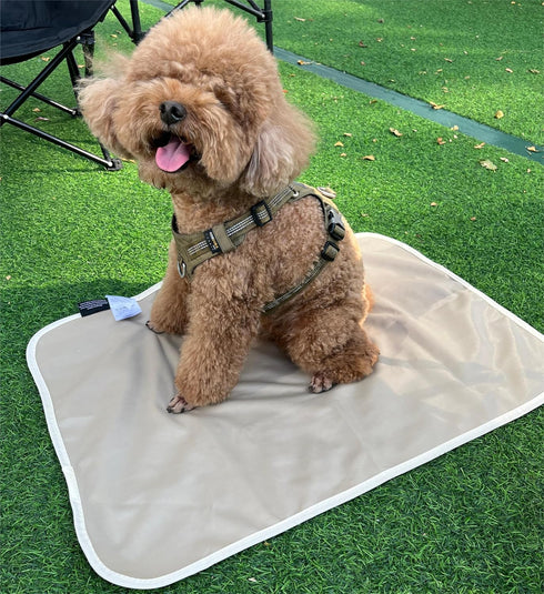 Kritter Planet Waterproof Cooling Dog Mat, Soft Cooling Pet Blanket for Summer, Lightweight Cooling Outdoor Mat, Reversible Furniture Cover Couch ...