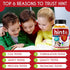 Hint Brain Memory Supplements for Kids & Teens, Omega 3 Brain Health, Focus & Eye Support Vitamins, Low Sugar 60 Gummies Support Attention & Conce...