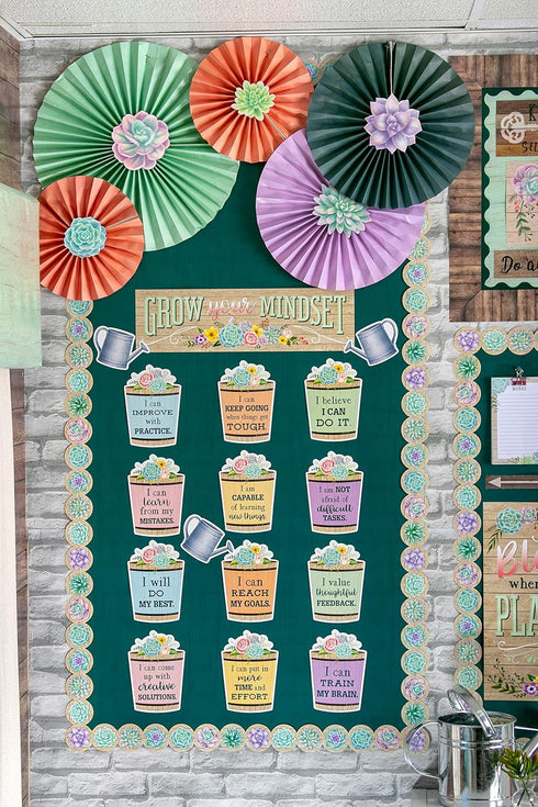 Shabby Chic Burlap Hanging Paper Fans...