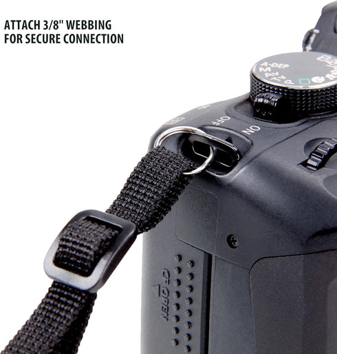 USA Gear TrueSHOT Neck Strap Neoprene Camera Straps - Padded Camera Strap, Pockets, and Quick Release Buckles - Compatible with Canon, Nikon, Sony...