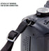 USA Gear TrueSHOT Neck Strap Neoprene Camera Straps - Padded Camera Strap, Pockets, and Quick Release Buckles - Compatible with Canon, Nikon, Sony...