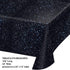 Creative Converting 725533 Space Blast All Over Print Plastic Tablecover, 54 by 108", Black...