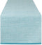 DII Eco-Friendly Fine Ribbed Collection Table Runner, 13x72, Storm Blue...