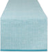 DII Eco-Friendly Fine Ribbed Collection Table Runner, 13x72, Storm Blue...