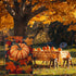 Fall Pumpkin Garden Flag, Autumn Thanksgiving Maple Leaf Garden Flag, Yard Home Decor Welcome Flag, 12x18 Inch Double Sided Burlap, Outdoor Lawn F...