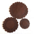 50Pcs Brown Glassine Paper Doilies, Round (8 Inch)...