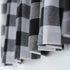 3 Pc Cotton Classic Country Farmhouse Kitchen Window Curtain -Black & White Buffalo Check Tier & Valance Set, 54" x 18" / 27" x 36"...