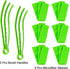 2 Pieces Microfiber Blind Duster Brushes with 6 Microfiber Sleeves Window Blind Cleaner Dust Collector Tools with Extra Microfiber Sleeves for Win...
