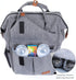 NeoTech Care Diaper Bag Backpack for Baby Girl/Boy, Wide Opening, Multifunction Organizing Pockets (Gray)...