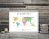 Oh the Places you'll Go Illustrated Kids World Map (24x17”) - Vibrant Educational World Map for Kids Wall Decor with Global Animals and Landmarks...