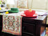 Tache Rococo Elegant Ornate Ivory Colorful Paisley Dining Cotton Linen Tapestry Woven Table Runner 13x90...