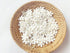 PL Set of 50 Tiny White Flowers Embellishment with Thread stem Size 0.55" Mulberry Paper Flowers Craft Supplies Scrap Booking Embellishments for s...