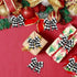 25 PCS Christmas Plaid Bows-6.2 x 5.9 Inch Xmas Tree Buffalo Plaid Wreath Bows for Christmas Tree Halloween Fall Crafts Party Indoor Outdoor Decor...