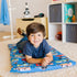 Wildkin Kids Cotton Nap Mat Cover – Soft, Sewn-in Flap, Durable & Fits 1.5" Vinyl Sleep Mats - Heroes...
