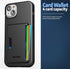 ENCASED Protective Wallet Case Designed for iPhone 14 with Card Holder and Screen Protector (4 Credit Cards/IDs) - Black......