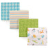 Luvable Friends Unisex Baby Cotton Flannel Receiving Blankets, Abc 4-Pack, One Size...