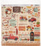 Carta Bella Paper Company Fall Break Collection Paper Kit, Orange/Yellow/Blue/Brown/Tan/Red...