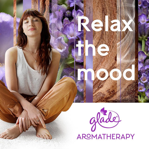 Glade Aromatherapy PlugIns Refills Air Freshener, Scented and Essential Oils for Home and Bathroom, Choose Calm Scent, 1.34 Fl Oz, 2 Count...