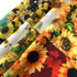 10Pcs 25 x 25cm Sunflower Cotton Fabric Patchwork Printed Patterns Quilting Fabric Sewing Patchwork Precut Fabric for DIY Artcraft...