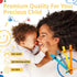 Hollow Teething Tubes - Baby Teething Toys for Babies 0-6 Months, Teething Toys for Babies 6-12 Months - Baby Teether, Teething Straws, Teething S...
