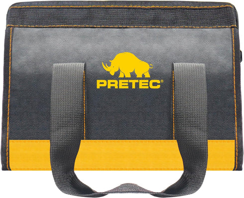 12 Inch Small Tool Bag, Wide Mouth Tool Tote Bag, Waterproof Tool Organizer Bag for Home Organizer for Indoor and Outdoor Gardening, Electricians ...