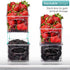 Sorbus Stackable Refrigerator Organizer Bins - Clear Storage Bins for Kitchen Pantry, Freezer & Fridge Organization - Food Organizing Plastic Cont...
