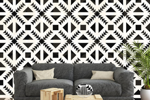 Reusable Wall Stencil Set of 9 8x8inch Tile Templates Classical Pattern Painting Template for DIY Decor, Painting on Wood, Airbrush, Rocks and Wal...