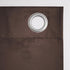 Sun Zero Soho Blackout Energy Efficient Grommet Curtain Single Panel, 54" x 95", Chocolate Brown...