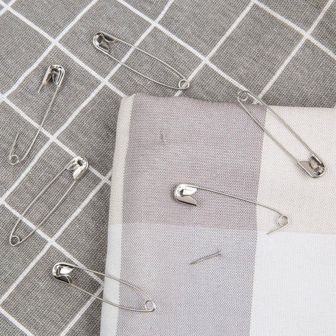 Large Safety Pins 2.2 inches (56mm), Size 4, 200 pcs, Nickel - Plated Steel (200)...