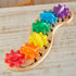 Melissa & Doug Rainbow Caterpillar Gear Toy With 6 Interchangeable Gears - For Toddlers And Babies...