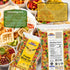 Rani Far Far/Fryums (Wheat & Tapioca Pellet) Bhindi Shape 7oz (200g) ~ Vegan, Kosher, Uncooked, Used to Make Papad, Bhungra/Chip Snack...