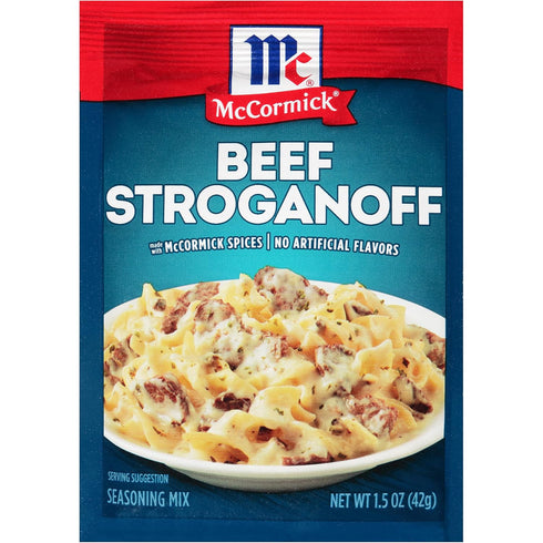 McCormick Beef Stroganoff Seasoning Mix, 1.5 oz (Pack of 12)...