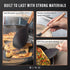 BINO 2-Piece Wooden Handle Silicone Mixing Spoons & Spatulas Set - Black | Heat Resistant Kitchen Utensils for Nonstick Cookware | BPA Free | Cook...