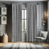 Ambesonne Modern Curtains, Illustration of Bizarre Shapes Houndstooth Inspired Graphics, Window Treatments 2 Panel Set for Living Room Bedroom, Pa...