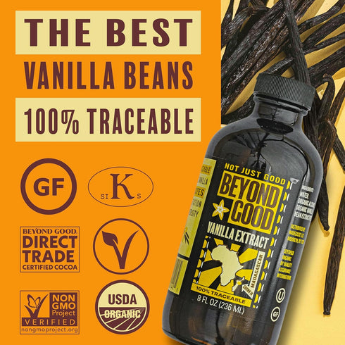 Beyond Good Pure Vanilla Extract | Made from All Natural Madagascar Bourbon Vanilla Beans | For Baking, Desserts, Home Cooking and Chefs (2 fl oz)...