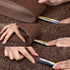 WILLBOND 2 Pack 10 ft x 3 Inch Cable Floor Strip Cable Cover Cords Carpet Protector Management Hook and Loop Tape for Wires on Floor Cords and Pre...