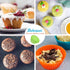 Bakerpan Silicone Muffin Cups - Reusable Cupcake Liners for Baking - Set of 24 Silicone Cupcake Molds - Premium Reusable Liners for Baking...