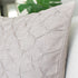 The White Petals Faux Linen Throw Pillow Covers - Pinch Pleat, Textured, Luxurious, Elegant & Decorative (18x18 inch, Pack of 2, Natural Oatmeal C...