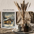 Posterizer 1 pcs-old farm house in snowy winter nature-in oil painting style-19-Landscape & Nature Art-Living Room Bedroom Decor- unframed wall ar...