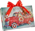 RAZ Imports Tabletop LED Lighted Print Ornament with Easel - Dogs Driving A Red Truck - 6 Inch...